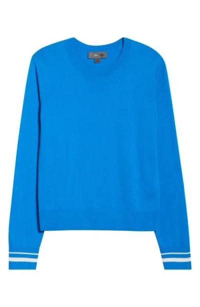 G/fore Cooling Cotton Blend Golf Sweater In Blue