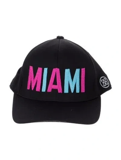 Pre-owned G/fore Cotton Embroidered Trucker Hat In Black/blue/pink