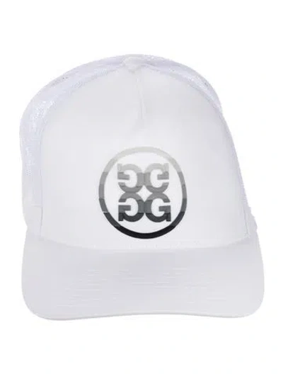 Pre-owned G/fore Cotton Embroidered Trucker Hat In White
