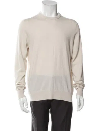 Pre-owned G/fore Crew Neck Long Sleeve Pullover In Neutral