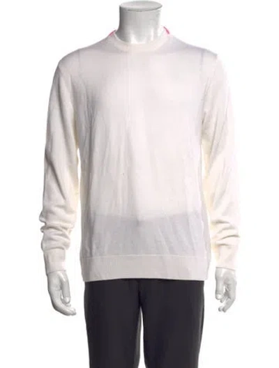 Pre-owned G/fore Crew Neck Long Sleeve Pullover In White