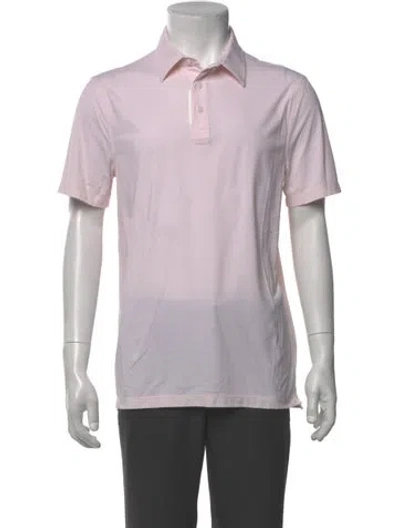 Pre-owned G/fore Crew Neck Short Sleeve Polo Shirt In Pink