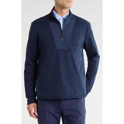 G/fore Double Knit Quarter Zip Pullover In Twilight
