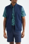 G/fore Double Knit Tech Golf Vest In Blue