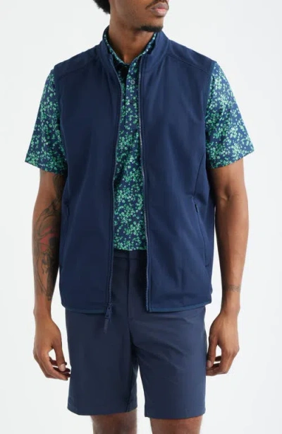 G/fore Double Knit Tech Golf Vest In Blue