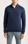 G/fore Dunes Quilted Quarter-zip Pullover In Blue