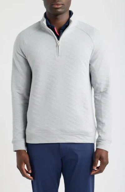 G/fore Dunes Quilted Quarter-zip Pullover In Gray