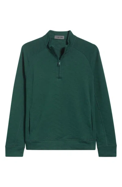 G/fore Dunes Quilted Quarter-zip Pullover In Green