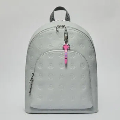 G/fore Embossed Skull & Tees Leather Backpack