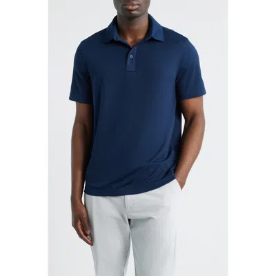 G/fore Essential Performance Piqué Golf Polo In Blue