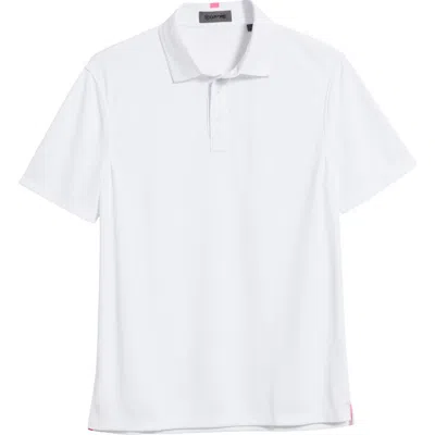 G/fore Essential Performance Piqué Golf Polo In White