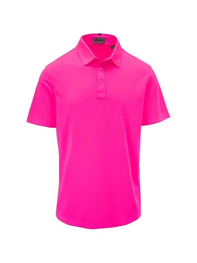 G/fore Essential Performance Polo Shirt In Pink