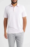 G/fore Feeder Stripe Performance Polo In White