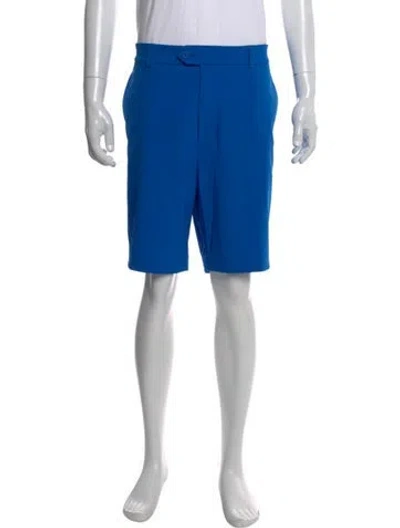 Pre-owned G/fore Flat Front Shorts In Blue