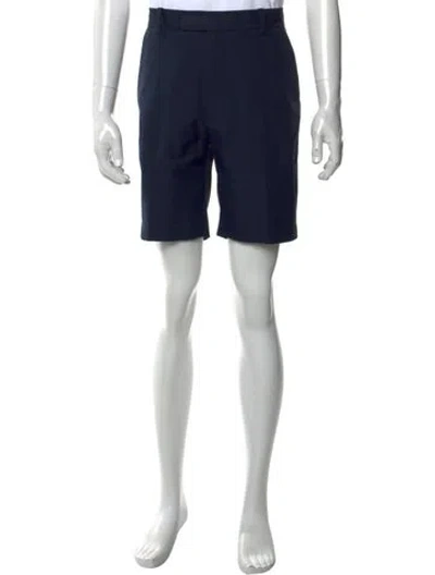 Pre-owned G/fore Flat Front Shorts In Blue