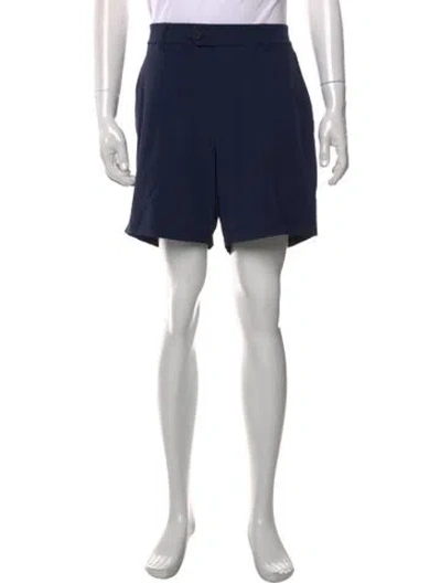 Pre-owned G/fore Flat Front Shorts In Blue