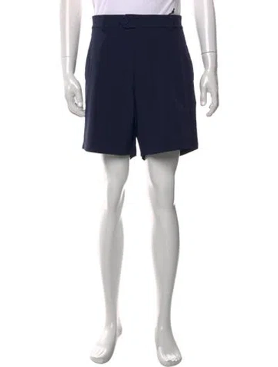Pre-owned G/fore Flat Front Shorts In Blue