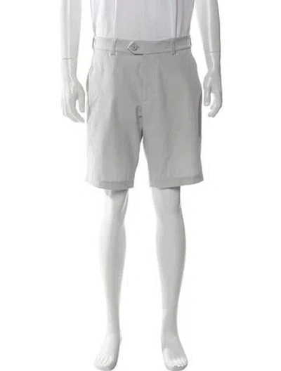 Pre-owned G/fore Flat Front Shorts In Gray