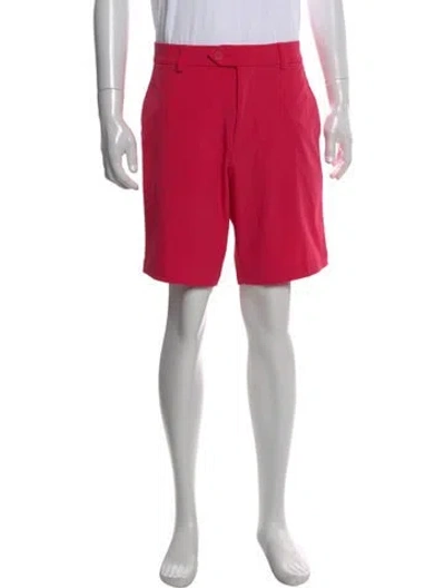 Pre-owned G/fore Flat Front Shorts In Pink