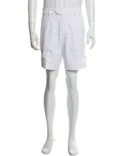 Pre-owned G/fore Flat Front Shorts In White