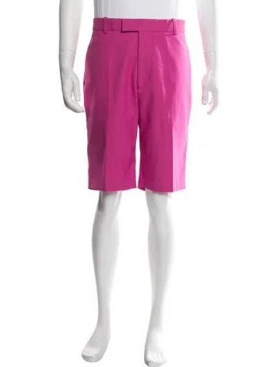 Pre-owned G/fore Flat Front Shorts In White
