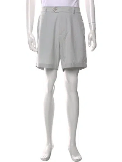 Pre-owned G/fore Flat Front Shorts In White