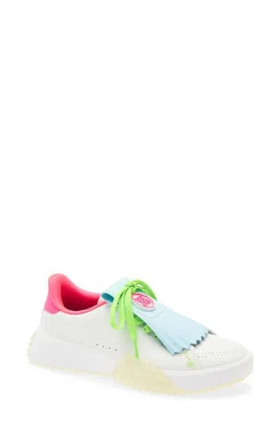 G/fore G.112 Kiltie Golf Shoe In Snow / Multi