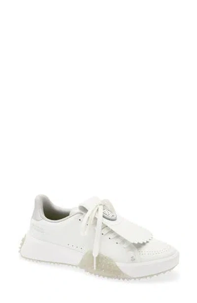 G/fore G.112 Metallic Kiltie Golf Shoe In Snow/ Metallic