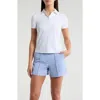 G/fore Geo Pattern Silky Tech Polo In White