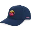 G/fore Gradient Circle Logo Snapback Baseball Cap In Twilight Multi