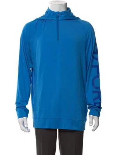 Pre-owned G/fore Graphic Print Long Sleeve Shirt In Blue