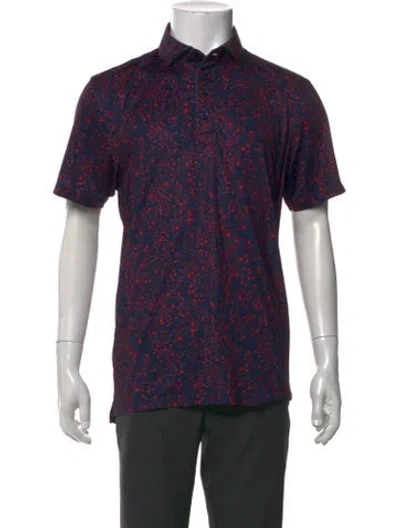 Pre-owned G/fore Graphic Print Short Sleeve In Blue