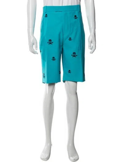 Pre-owned G/fore Graphic Print Shorts In Blue