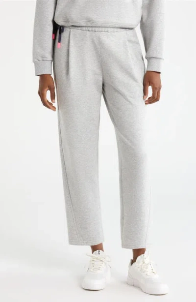 G/fore High Rise French Terry Lounge Pants In Gray