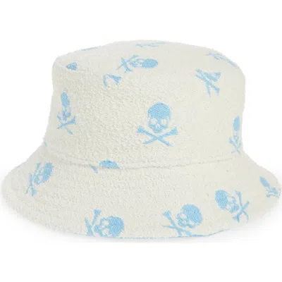 G/fore Intarsia Reversible Skull Bucket Hat In Natural