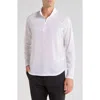 G/fore Italian Tech Quarter Zip Pullover In White