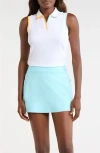 G/fore Johnny Collar Tech Sleeveless Polo In Multi