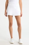 G/fore Knockout Mid Rise Scuba Skort In White
