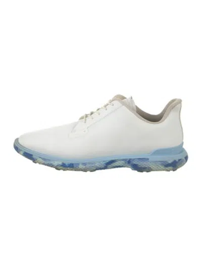 Pre-owned G/fore Leather Athletic Sneakers In Blue/white