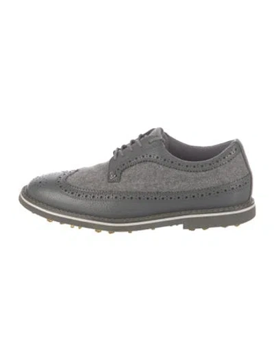 Pre-owned G/fore Leather Brogues In Gray
