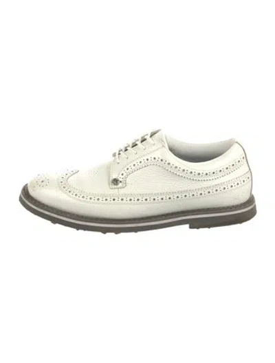 Pre-owned G/fore Leather Brogues In White