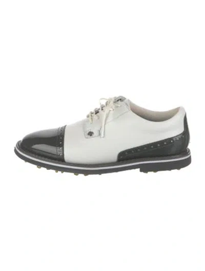 Pre-owned G/fore Leather Colorblock Pattern Brogues In Black