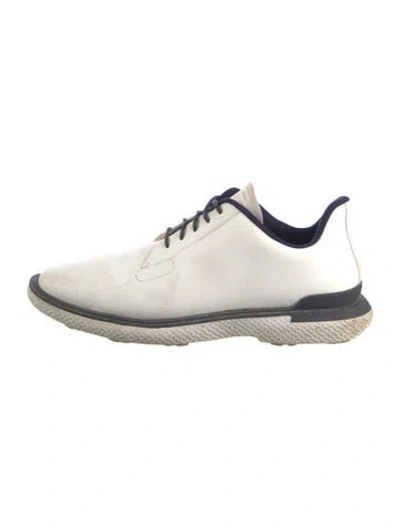 Pre-owned G/fore Leather Derby Shoes In White