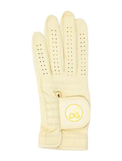Pre-owned G/fore Leather Glove In Yellow