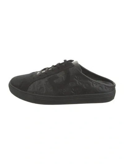 Pre-owned G/fore Leather Graphic Print Sneakers In Black