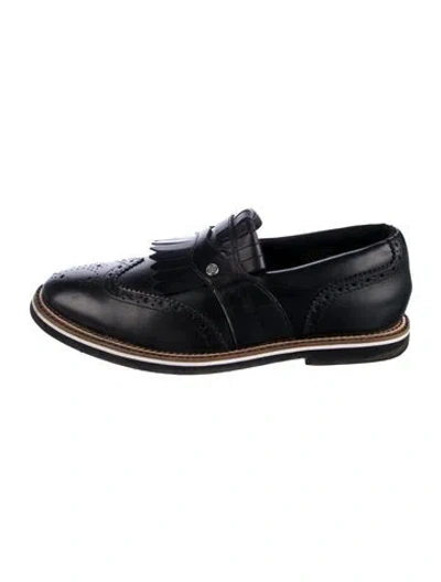 Pre-owned G/fore Leather Monk Straps In Black