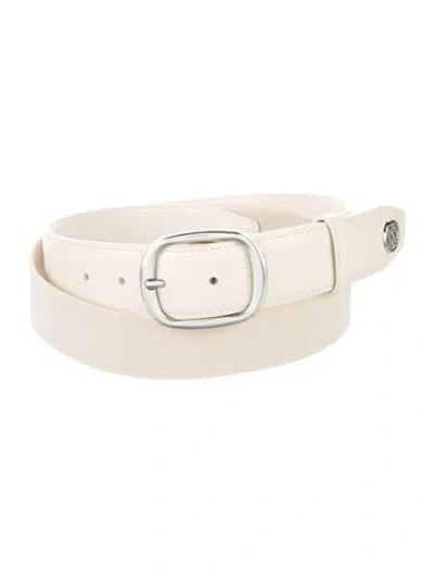 Pre-owned G/fore Leather Waist Belt In Neutral