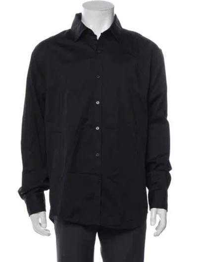 Pre-owned G/fore Long Sleeve Dress Shirt In Black