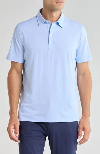 G/fore Luxe Cotton Blend Polo In Baja