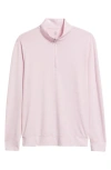 G/fore Luxe Quarter Zip Pullover In Pink